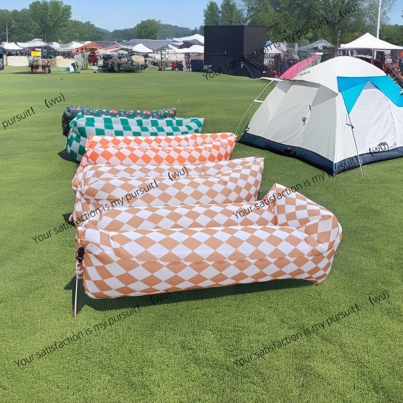 Bed Outdoor Camping - Outdoor-Luftsofa: Tragbares, aufblasbares Einzelsofa für Musikfestivals,