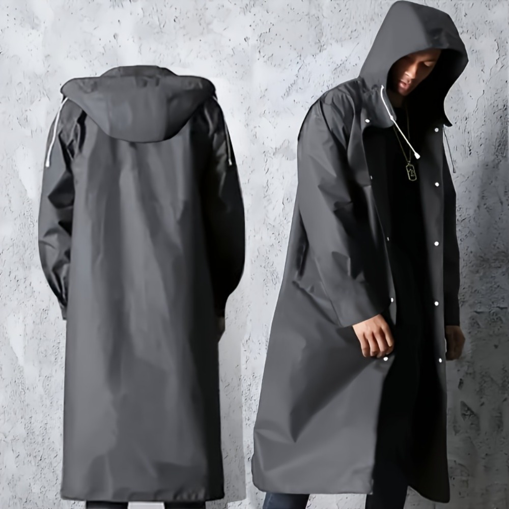 Camping Rain Poncho - Unisex-Regenponcho für Erwachsene – wasserdichter Outdoor-Regenmantel