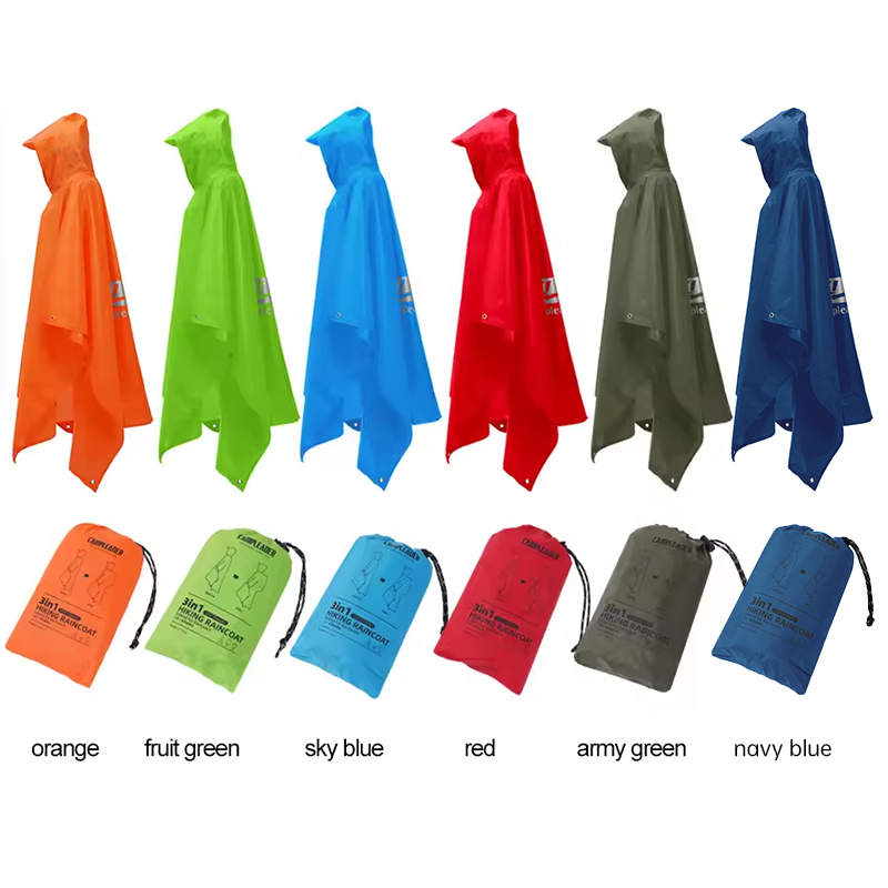 3-in-1 wasserdichter Regenmant – Camping Rain Poncho Bewertung und Preis