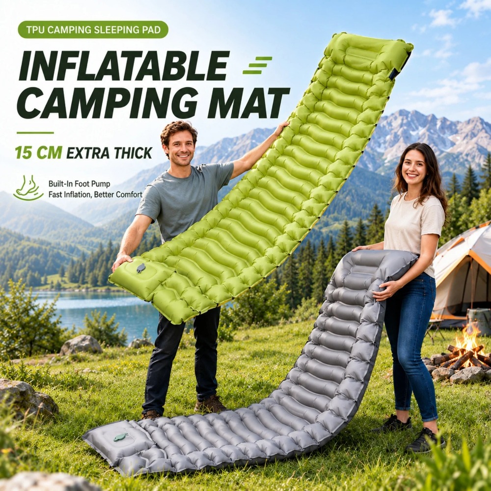 Camping-Schlafmatte, aufblasba – Outdoor Camping Rugs Bewertung und Preis