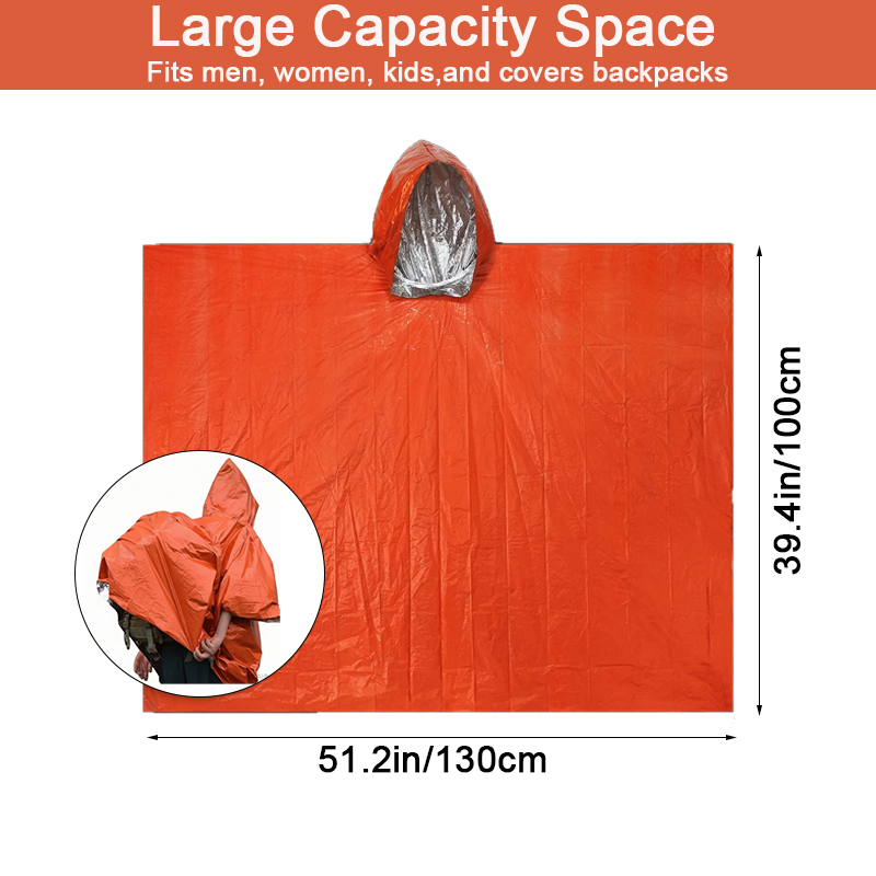 SSUNTAK Notfall-Überlebensponc – Camping Rain Poncho Bewertung und Preis