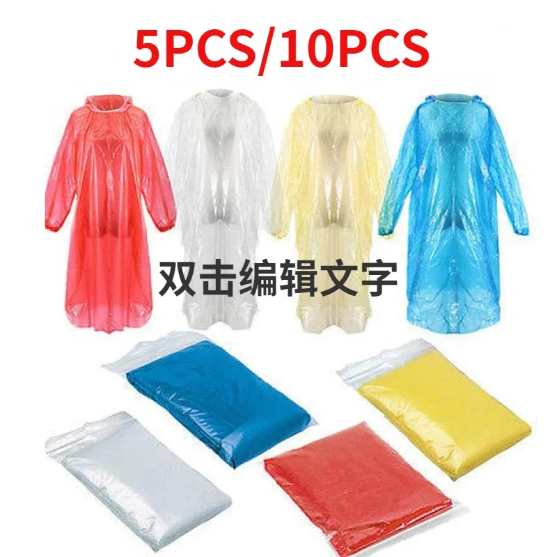 5/10PC Einweg Regenmantel Erwa – Camping Rain Poncho Bewertung und Preis