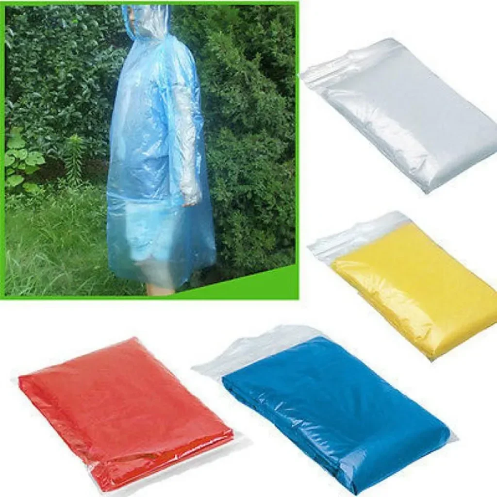 5/10PC Einweg Regenmantel Erwa – Camping Rain Poncho Bewertung und Preis
