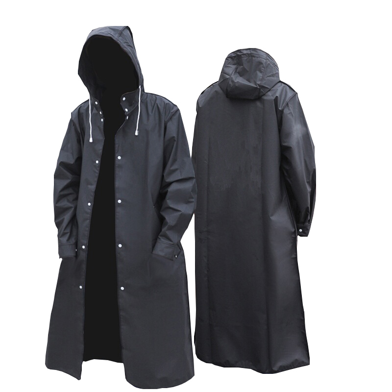 Schwarz Mode Erwachsene Wasser – Camping Rain Poncho Bewertung und Preis