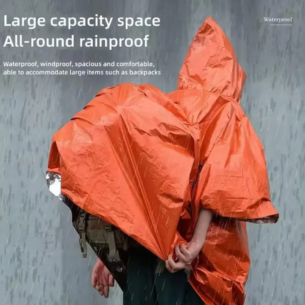 Kapuzen-Notfall-Regenponcho Wa – Camping Rain Poncho Bewertung und Preis